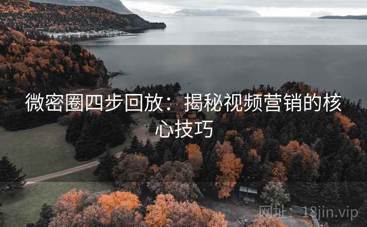微密圈四步回放：揭秘视频营销的核心技巧